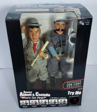 Vintage Gemmy Animated Comedian Abbott And Costello “who’s On First”