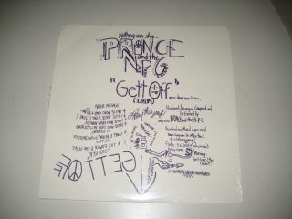 Prince & The Npg Gett Off Promo Birthday Only 12 Inch Single Remix Very Rare