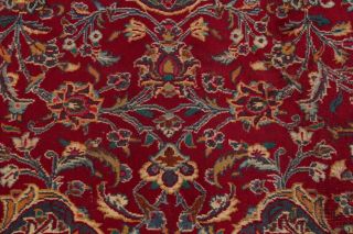 Vintage Traditional Floral Red Living Room Area Rug Hand - Knotted Oriental 10x13