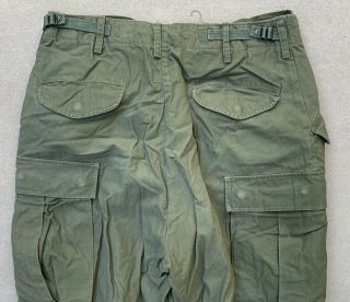 Vintage 1968 Vietnam War US Army M - 65 M65 Trousers Field Pants Men’s Long Small 4