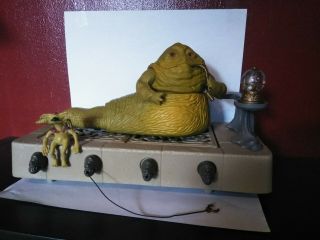 Vintage Star Wars Jabba The Hutt Playset Kenner 1983 Complete Return Of The Jedi