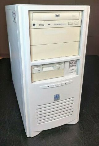 Custom Built Windows 98 Vintage Retro Gaming Industrial Pc Computer 1ghz P3 38gb