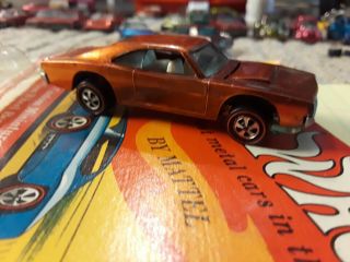 Hot Wheels Redline Custom Dodge Charger 1969 vintage car Mattel Inc 2