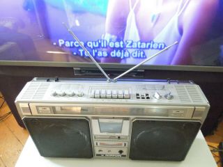Vtg 1980s Nm Nippon Ksc - M1900 20/20 Boombox Ghettoblaster Am Fm Stereo Radio
