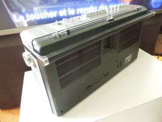 Vtg 1980s NM NIPPON KSC - M1900 20/20 Boombox Ghettoblaster AM FM STEREO RADIO 8