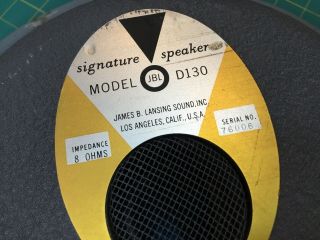 Vintage JBL D130 15 