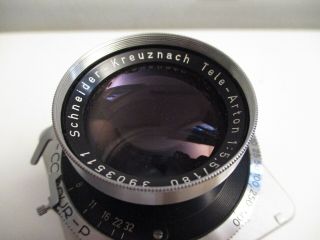 Vintage Schneider Kreuznach Tele Arton Lens Graflex 4