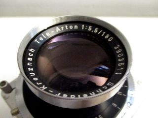 Vintage Schneider Kreuznach Tele Arton Lens Graflex 5
