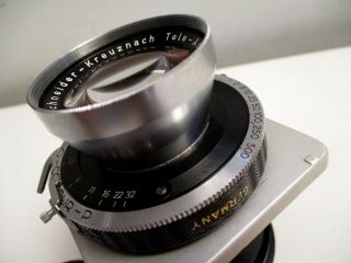 Vintage Schneider Kreuznach Tele Arton Lens Graflex 6