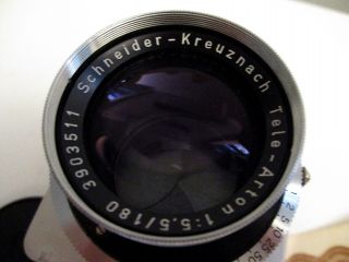 Vintage Schneider Kreuznach Tele Arton Lens Graflex 7