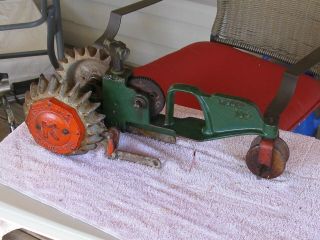 Old Vintage F.  D.  Kees Cast Iron Traveling Tractor Sprinkler Model 102
