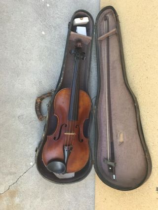 Vintage / Antique Violin,  Plus Bow,  Strings,  Violin Hard Case,  Other Goodies