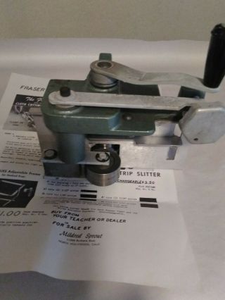 Vintage Fraser 500 Rug Making Strip Slitter Cloth Cutting Machine 2