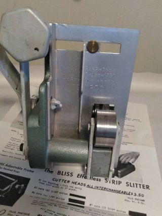 Vintage Fraser 500 Rug Making Strip Slitter Cloth Cutting Machine 3