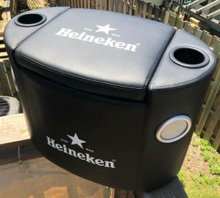 Heineken Beer Cooler With Built In Bluetooth Speakers Very Rare
