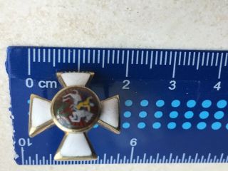 IMPERIAL RUSSIAN ORDER OF ST.  GEORGE CROSS SILVER BADGE AWARD ON THE SWORD.  RARE 6