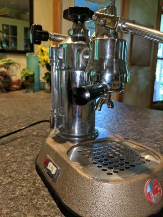 Vintage 1976 La Pavoni Europiccola Espresso Coffee Lever Machine