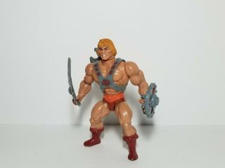 Vintage 1981 Masters of the Universe MOTU He - Man Figure,  Complete Harness Sword 6