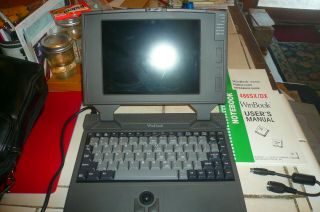 Vintage Laptop Win Book Computer With Books,  Bag,  Charger Great