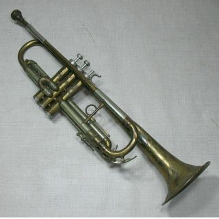 Blessing Artist Two Tone Trumpet Vintage 1957 W/ Bach 7c Mouthpiece Projec