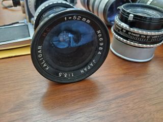 Vintage Hasselblad 1000 F w/ 5 Lenses Carl Zeiss,  Heinz Kilfitt,  Kaligar & more 2