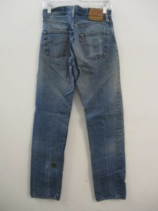 Vintage Levi ' s 501 Redline Selvedge Jeans Tag Size 30 X 38 3