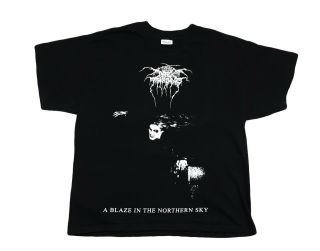 Vintage Darkthrone A Blaze In The Northern Sky Shirt Xl 90s