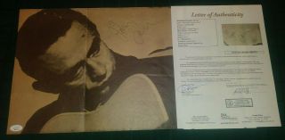 Johnny Cash Music Legend Signed Autographed Vintage 1964 Music Program Jsa Loa