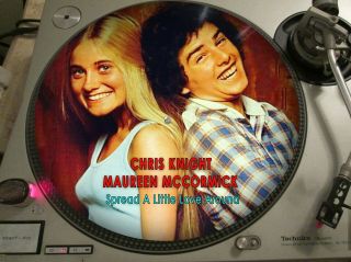 Chris Knight & Maureen Mccormick‎ - Spread A Little Love Rare 12 " Picture Disc Lp