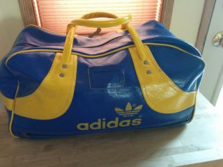 Vintage Adidas Classic Sport Duffle Gym Bag - Golden State La Rams Cl