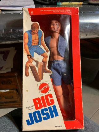 Vintage 1972 Mattel Action Figure Doll Big Jim 