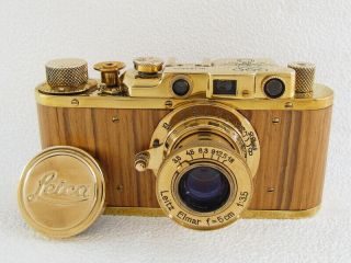 Leica Ii (d) Olympiada Berlin 1936 Wwii Vintage Russian Rf Gold Camera