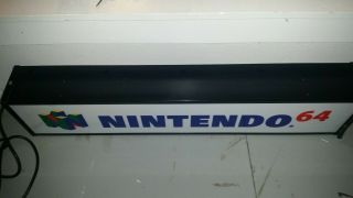 Nintendo 64 Retail Display sign - N64M65K - Vintage 5