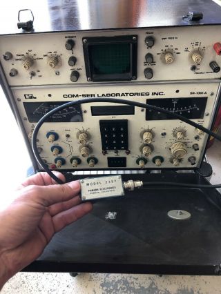 Vintage Csl Laboratories Mhz Communications Service Monitor Pomona Electronic