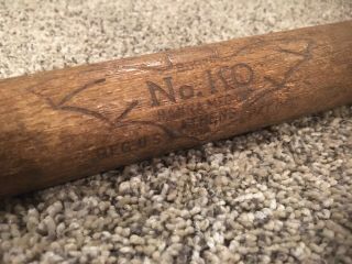 Vintage Burke Wood No.  Ko Baseball Bat Hanna Mfg Co.  