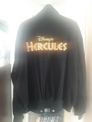 Size Large Vintage 90s Disney Hercules Feature Animation Crew Jacket Promo