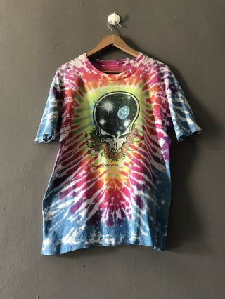 Vtg 80’s Grateful Dead 1987 Space Your Face Tye Dye Tour Punk Rock T Shirt Rap T