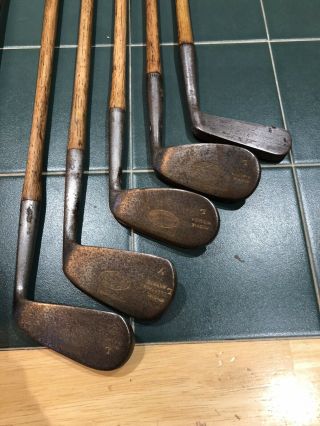 Antique Hickory Golf Clubs Set Ladies Play Clubs By Josh Taylor Lovely See Desc 2