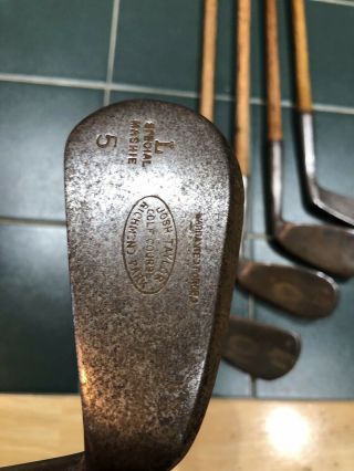 Antique Hickory Golf Clubs Set Ladies Play Clubs By Josh Taylor Lovely See Desc 5