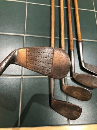 Antique Hickory Golf Clubs Set Ladies Play Clubs By Josh Taylor Lovely See Desc 6