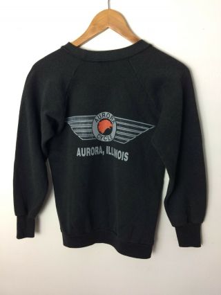 Vintage 1992 HARLEY DAVIDSON Wolf 3D Emblem Crewneck Sweatshirt Size Small USA 2