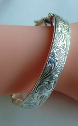 Vintage Sterling Silver Bangle Bracelet Georg Jensen 1959