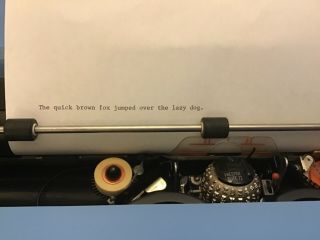 Vintage IBM Selectric II Correcting Typewriter BLUE w/ Ribbon 2