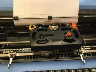 Vintage IBM Selectric II Correcting Typewriter BLUE w/ Ribbon 4