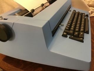 Vintage IBM Selectric II Correcting Typewriter BLUE w/ Ribbon 6