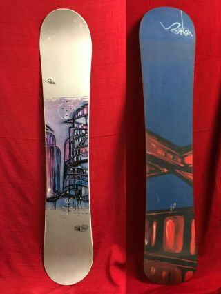 Terje 2000 Burton Balance Snowboard 152.  5 Cm Mike Parillo Artwork 3 Of 5 Vintage