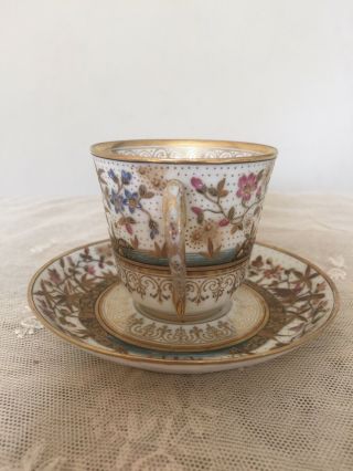 Pirkenhammer Fischer Mieg Cup and Saucer Royal Vienna porcelain Ernst Wahliss 4
