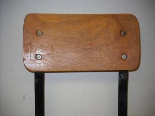 Vintage INDUSTRIAL STOOL Adjustable Metal Chair Seat Steampunk Factory Shop 4