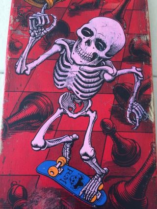 Vintage OG deck Skateboard Powell Peralta Rodney Mullen since 1985.  Zorlac Alva 7