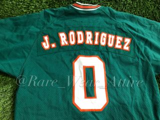 VINTAGE Game Worn 1999 Miami Hurricanes Baseball Javier Rodriguez 3